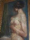 'The Model', oil on canvas by Angelo Dall'Oca Bianca (Verona, Italy, 1858 - 1942), 1912. - Picture 04