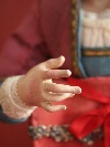Contadina, figura di presepe, Napoli, XIX secolo. - Foto 05