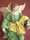 A pair of angels, nativity scene figures, Naples, Italy, nineteenth century. - Picture 02