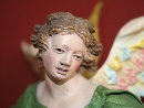 A pair of angels, nativity scene figures, Naples, Italy, nineteenth century. - Picture 04