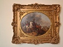 'Battaglia di cavalieri', olio su tela, scuola di Francesco Monti detto il Brescianino (Brescia 1646 - Parma 1703). - Foto 07