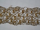 A bobbin lace made ​​in spun gold, Lombardy or Liguria, Northern Italy, mid of the eighteenth century. - Picture 04