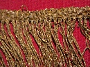 A gold yarn fringed, Italy, XVIII-XIX century. - Picture 06