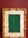 A bamboo and ivory picture frame, France or United Kingdom, beginning of the twentieth century. - Picture 01