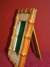 A bamboo and ivory picture frame, France or United Kingdom, beginning of the twentieth century. - Picture 04