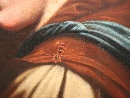 'Testa femminile', olio su tela, scuola romana degli inizi del XVIII secolo. - Foto 04