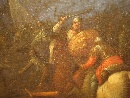 'La battaglia contro Amalek', olio su tela, scuola fiamminga della seconda met del XVII secolo. - Foto 05