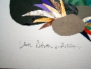 'Una palmera y 7 colores', collage su carta di Jorge Lacarra (Buenos Aires 1938). - Foto 04