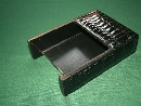 A black cocodrile eight pieces Desk set, probably Belgium, third quarter of the twentieth century.  - Picture 03
