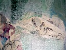 'Senza titolo', olio su tela di Renzo Vespignani (Roma, 1924  2001), firmato e datato 1965. - Foto 02