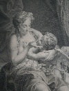 'Venus caressing Cupid', a proof impression by Carlo Antonio Porporati (Volvera, Turin 1741  Turin 1816), after Pompeo Batoni, late eighteenth century. - Picture 03
