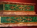 Coppia di mensole in legno dipinto in finta malachite, Roma, 1830 ca. - Foto 01