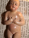 The Holy Child, crib figure, polycrome terracotta, Naples, end of XVIII century. - Picture 02