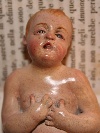 The Holy Child, crib figure, polycrome terracotta, Naples, end of XVIII century. - Picture 03