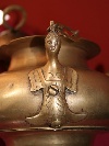 Engraved, natural bronze lantern, Mosan art, Flanders, early 18th century. - Picture 05