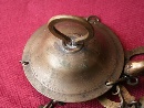 Engraved, natural bronze lantern, Mosan art, Flanders, early 18th century. - Picture 06