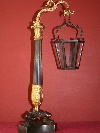 Candlestick 's warning light shape in bronze and gilt, France, 1830 circa. - Picture 01