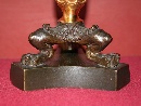 Candlestick 's warning light shape in bronze and gilt, France, 1830 circa. - Picture 06