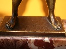 Bambino, scultura in bronzo patinato, firmato R.W. Lange, Francia o Germania, inizio del XX secolo. - Foto 05